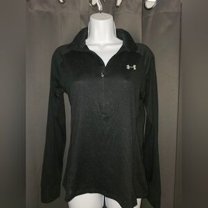 Under Armour Women's Black Quarter-Zip Sweatshirt